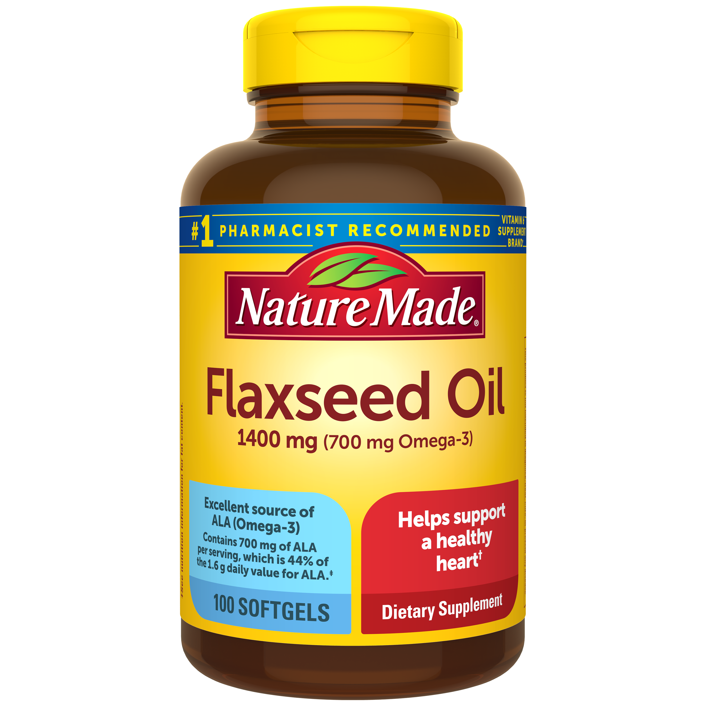 Flaxseed Oil 1400 mg Softgels