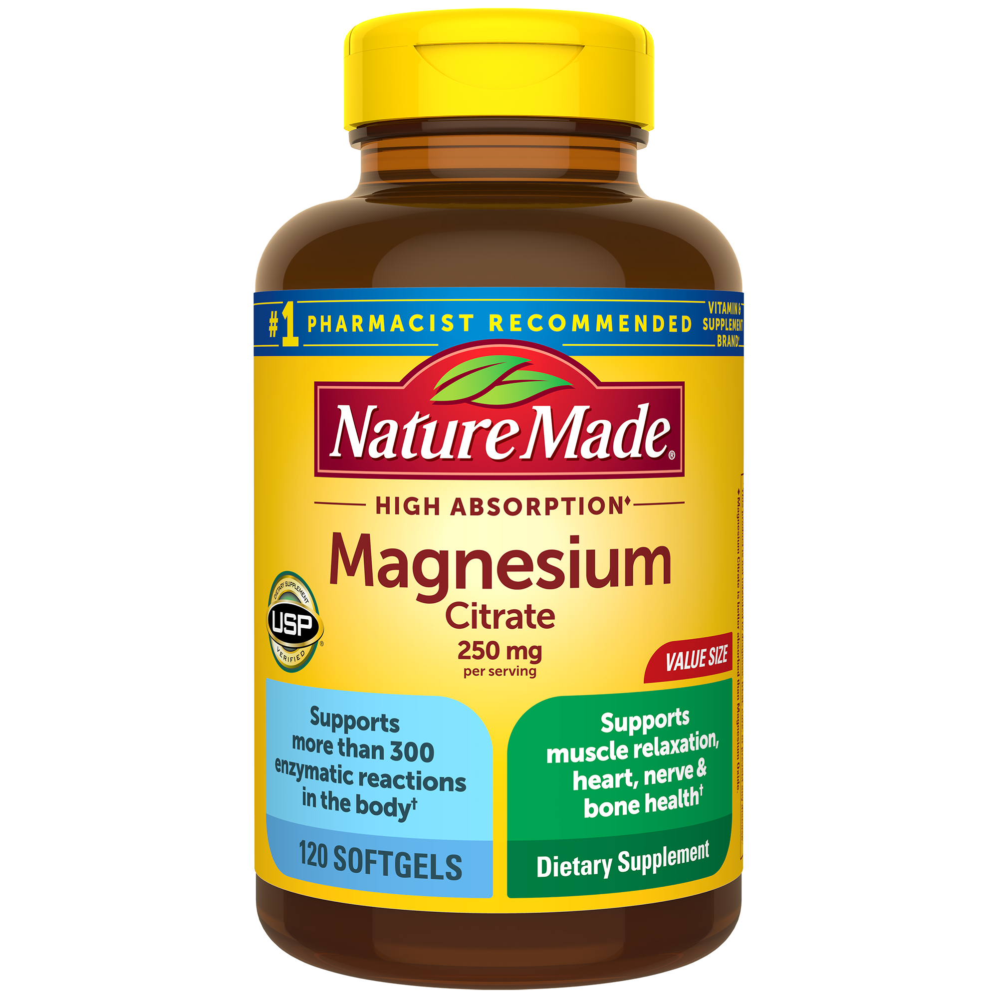 High Absorption Magnesium Citrate 250 mg Softgels