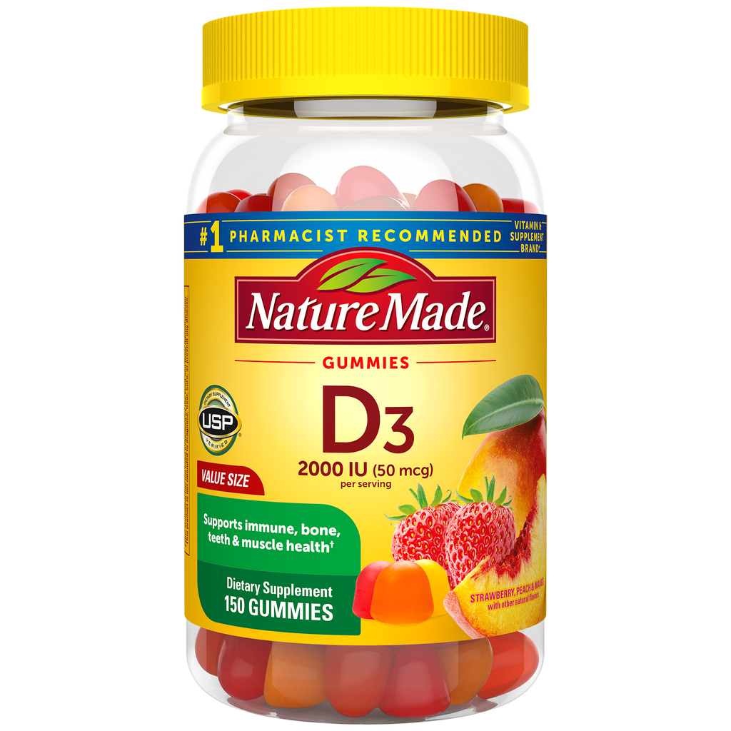 Vitamin D3 2000 IU (50 mcg) Gummies
