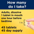 Fast Dissolve Melatonin Maximum Strength‡ 10 mg Tablets