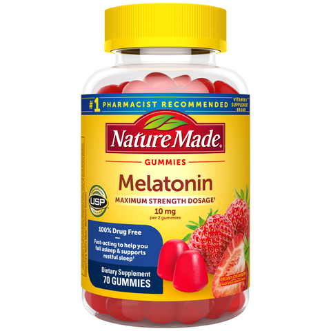 10 Mg Melatonin Gummies Maximum Strength Dosage‡