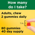 Vitamin D Extra Strength 5000 IU (125 mcg) Gummies