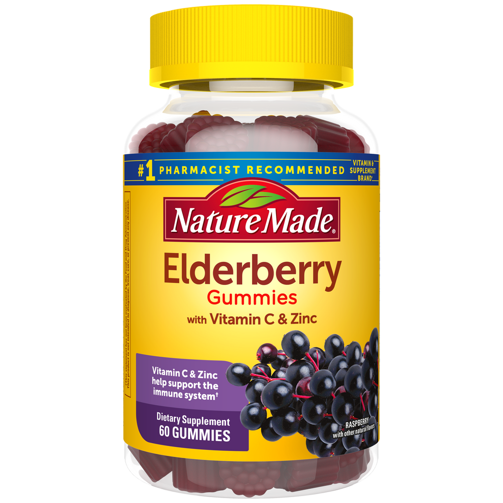 100 mg Elderberry Gummies with Vitamin C & Zinc