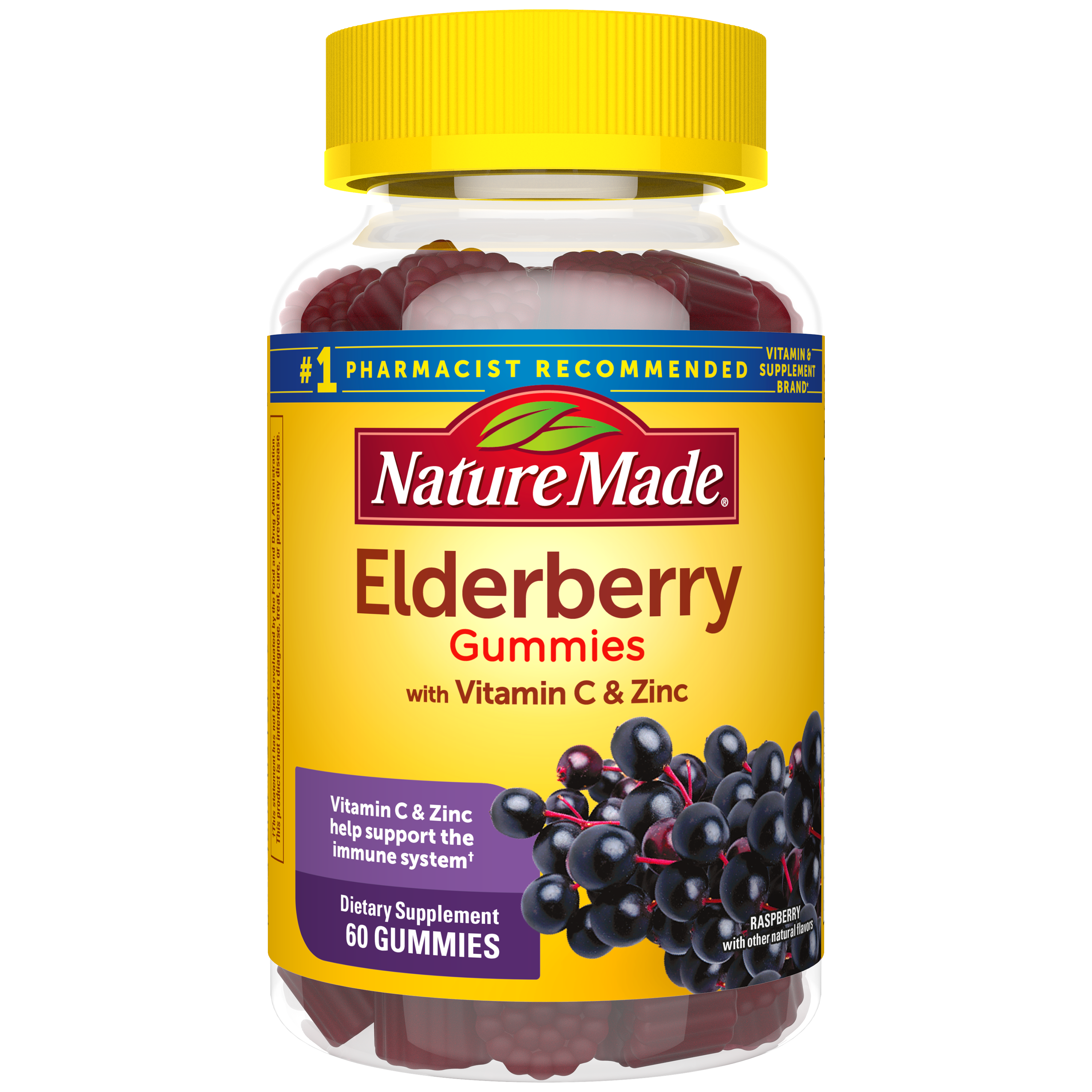 100 mg Elderberry Gummies with Vitamin C & Zinc