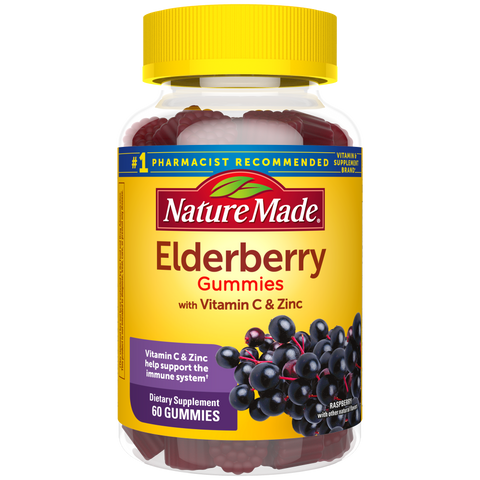 100 mg Elderberry Gummies with Vitamin C & Zinc