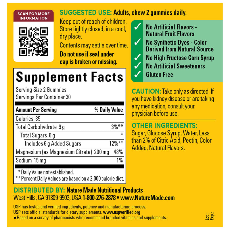 High Absorption Magnesium Citrate Gummies