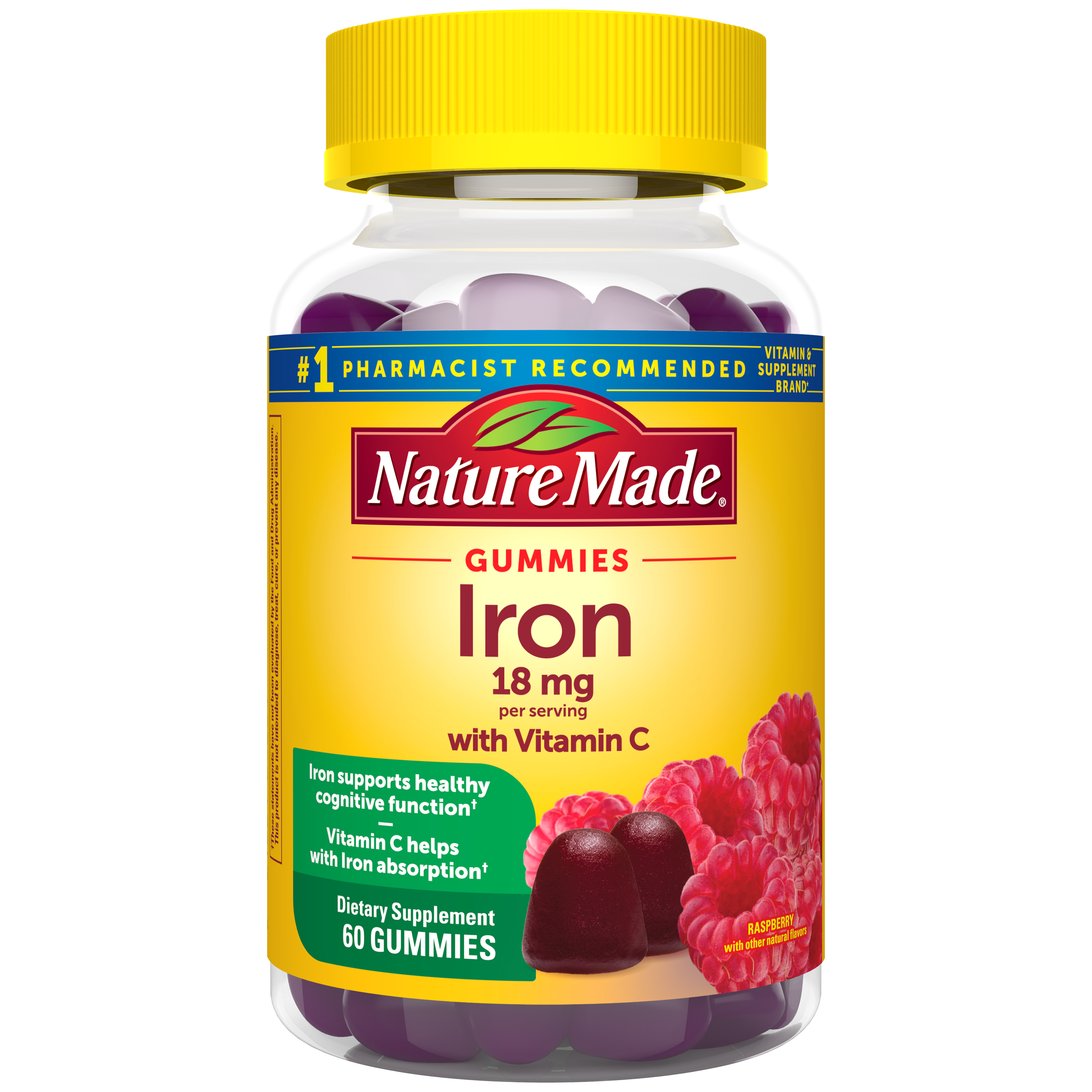 Iron 18 mg Gummies with Vitamin C