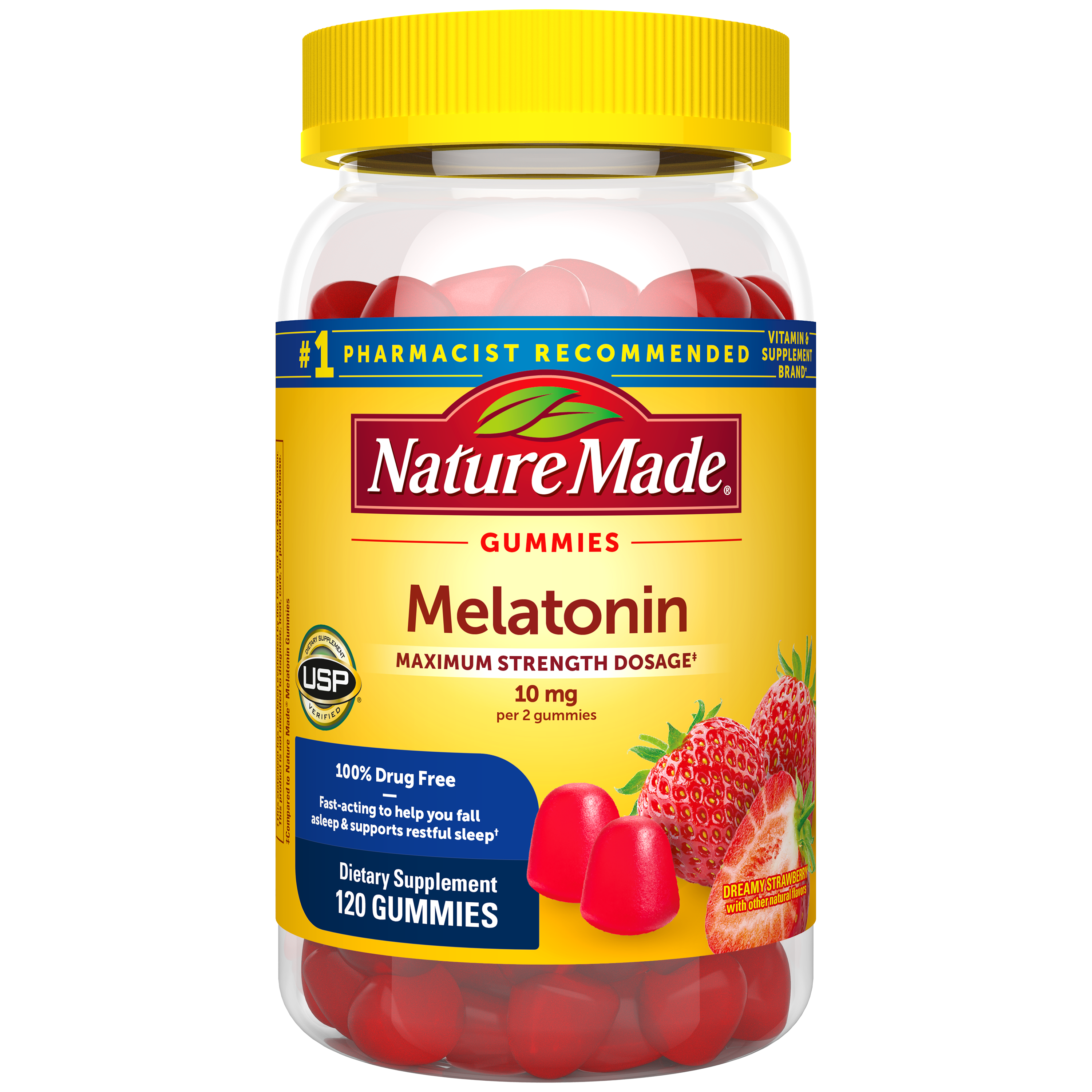 10 Mg Melatonin Gummies Maximum Strength Dosage‡