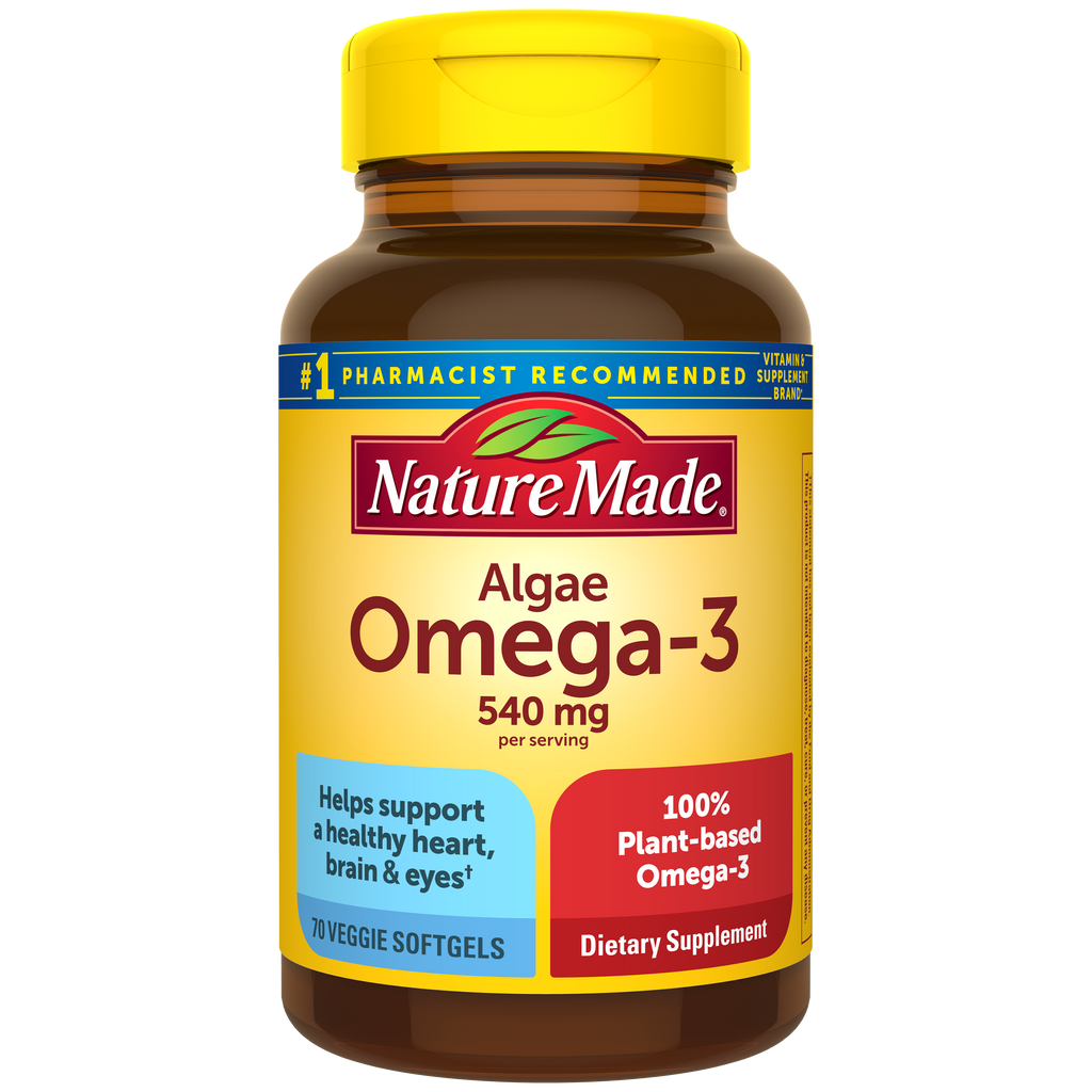 Algae Omega-3 540 mg Softgels