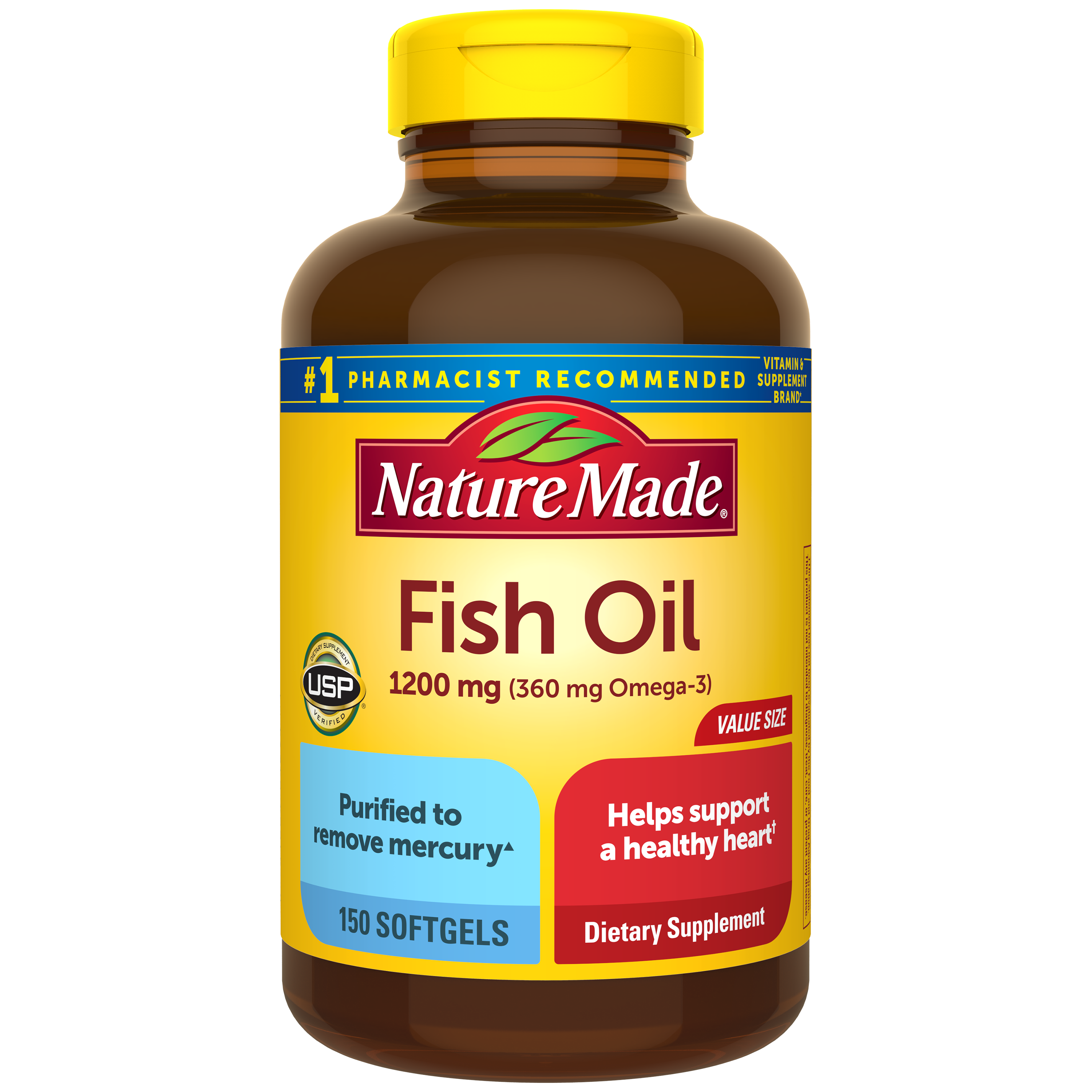 Fish Oil 1200 mg Softgels