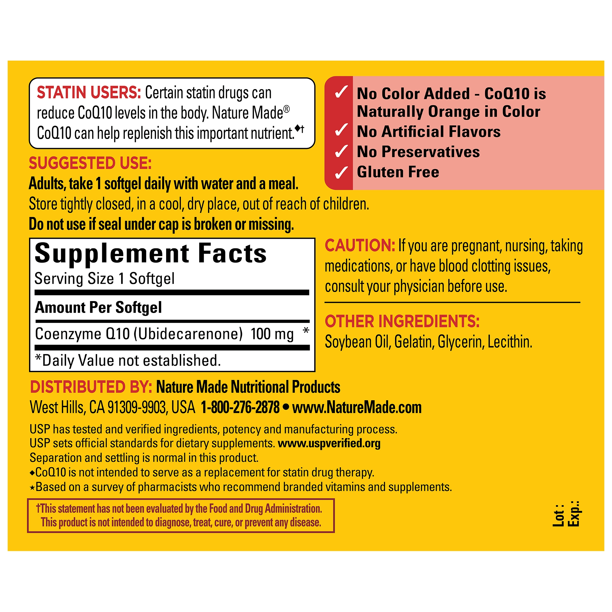 CoQ10 100 mg Softgels