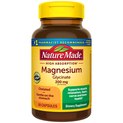 High Absorption Magnesium Glycinate Capsules 200 mg