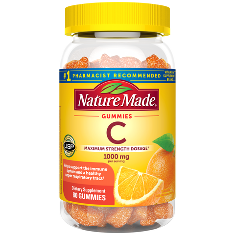 Vitamin C Gummies Maximum Strength Dosage‡ 1000 mg per serving