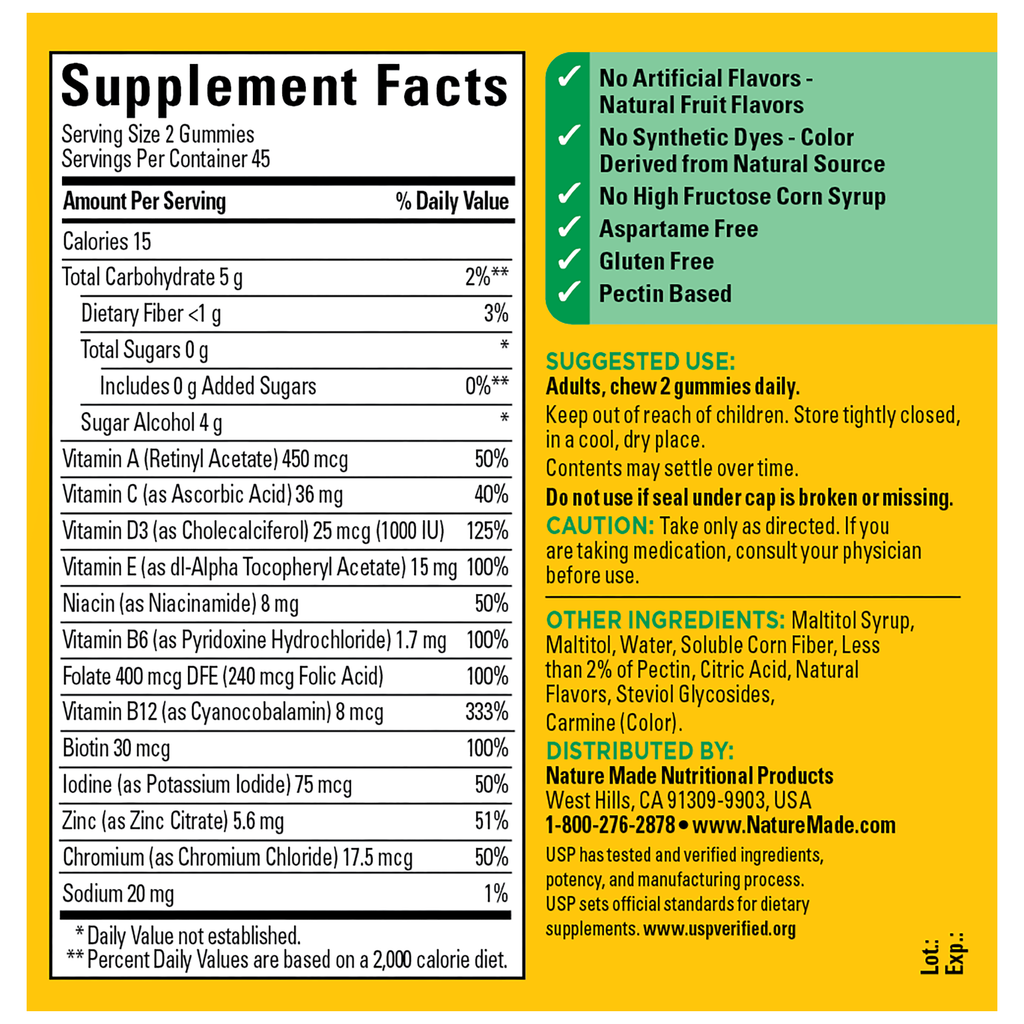 Zero Sugar‡ Multivitamin Gummies