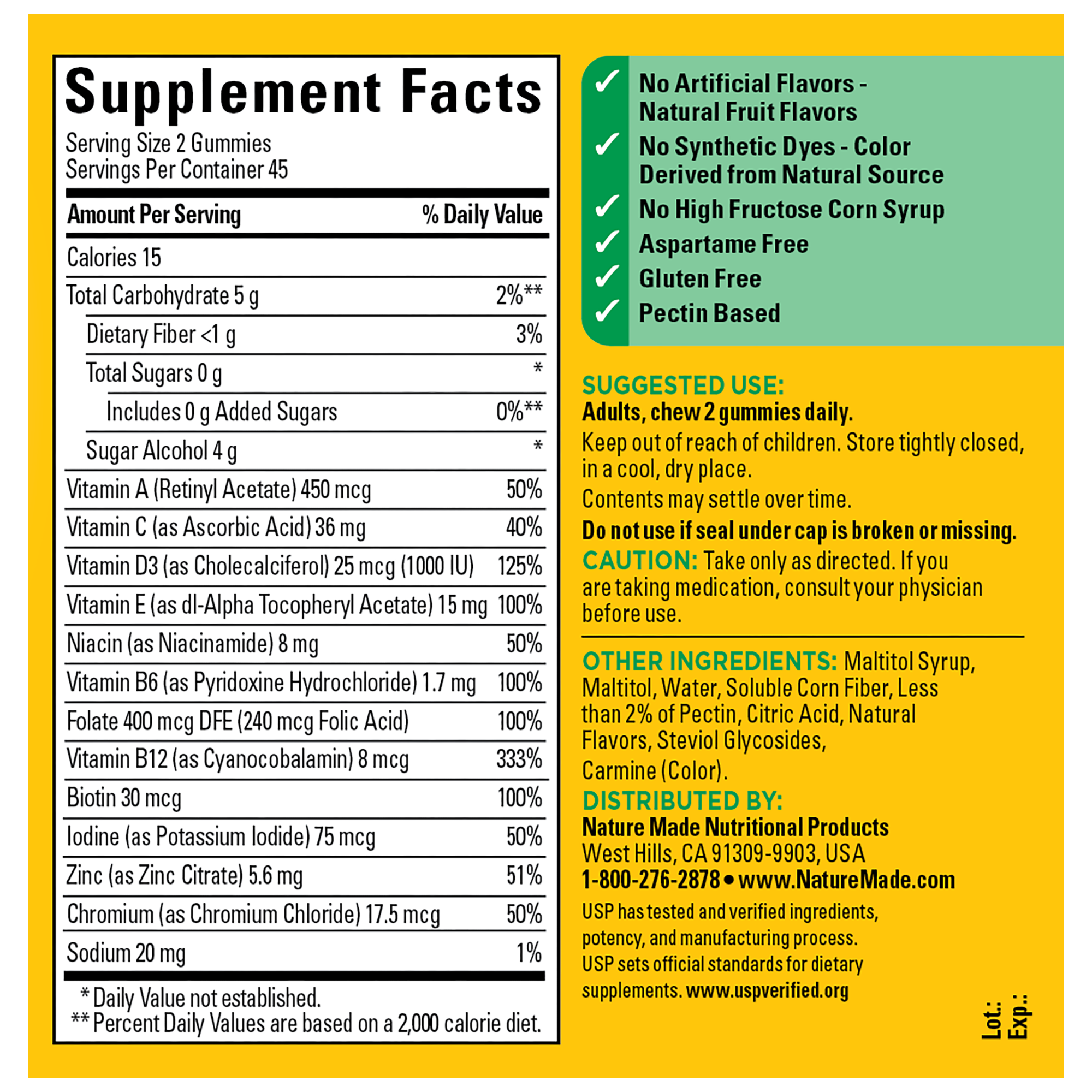 Zero Sugar‡ Multivitamin Gummies