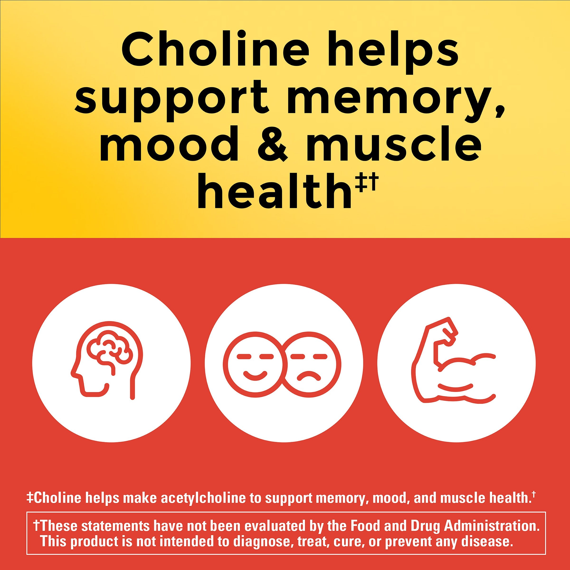 Choline Extra Strength Dosage 800 Mg Per 3 Capsules