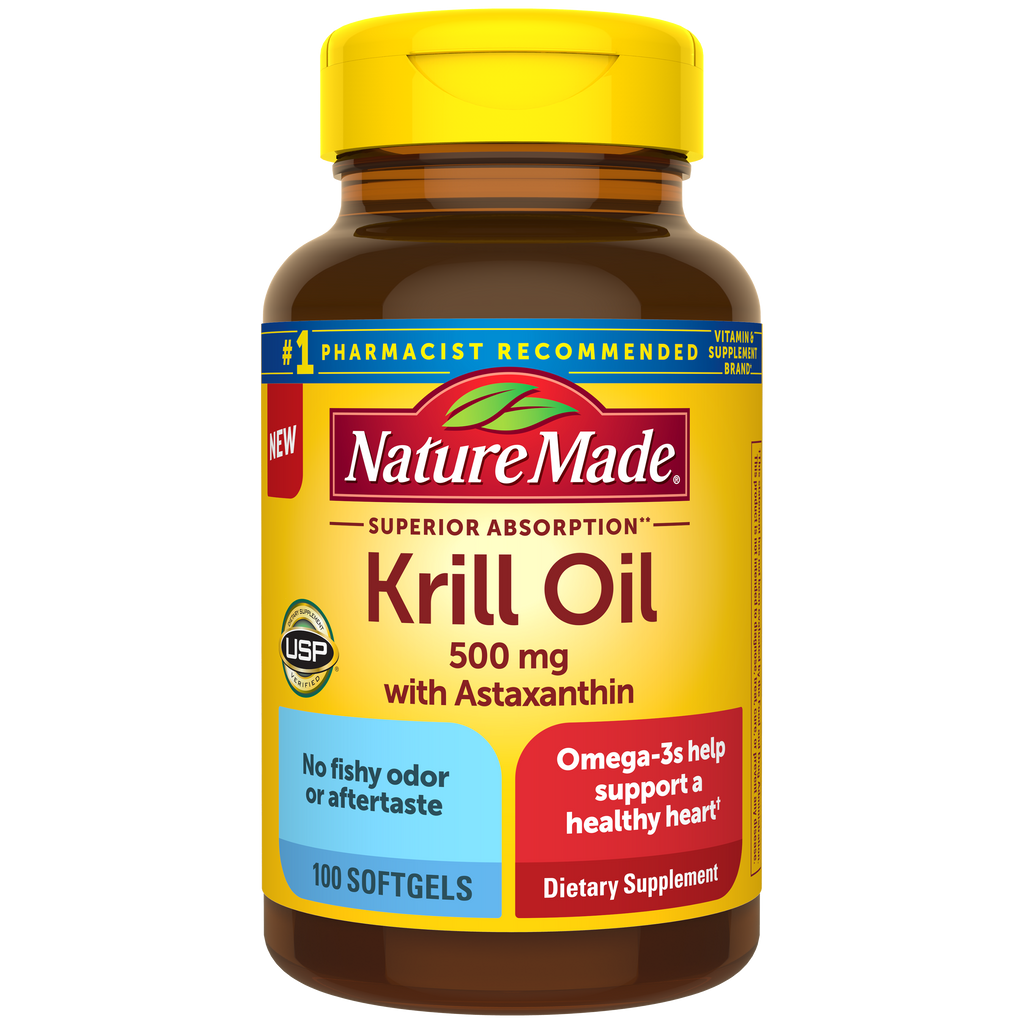 Superior Absorption** Krill Oil 500 Mg Softgels