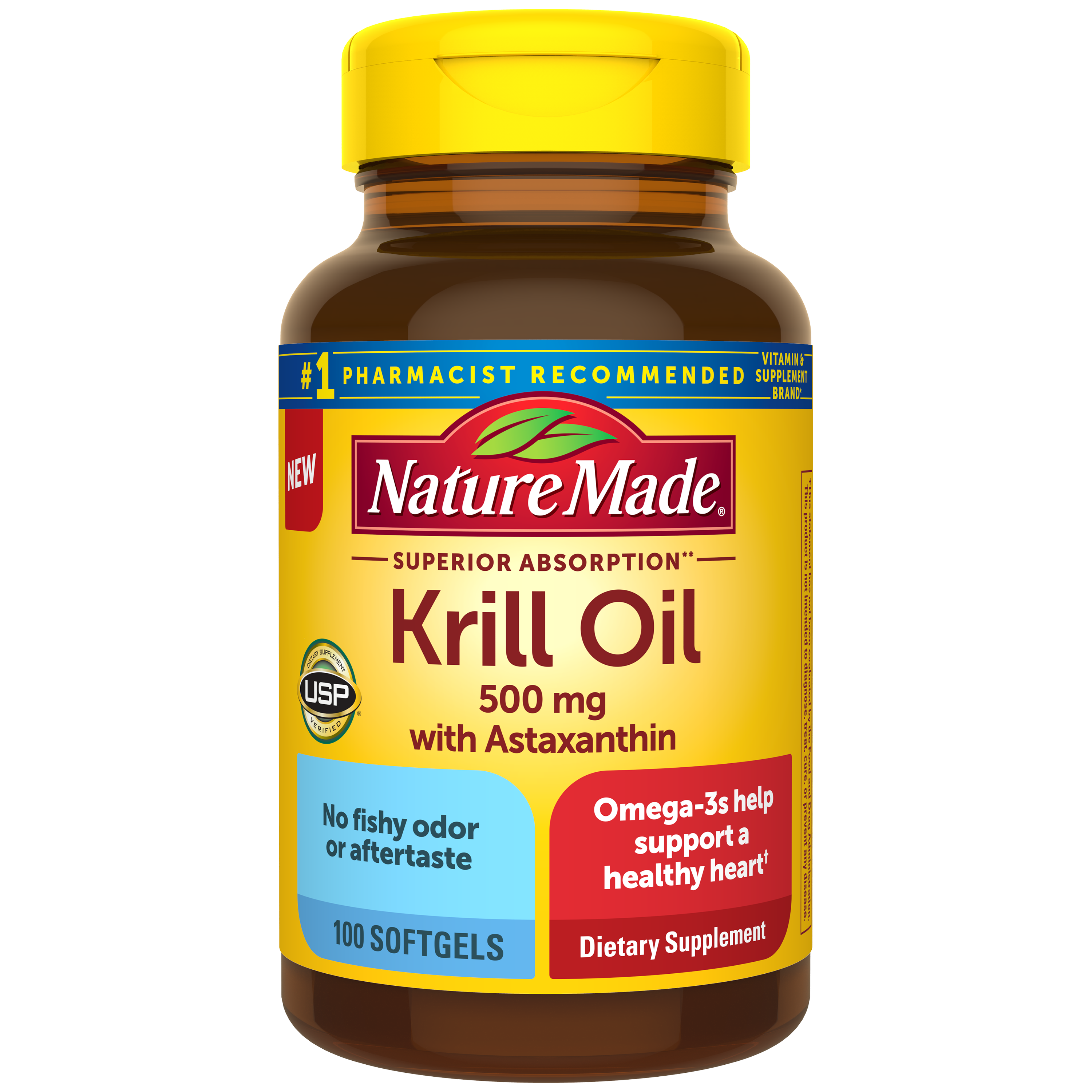 Superior Absorption** Krill Oil 500 Mg Softgels