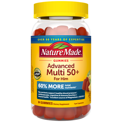Advanced Multivitamin 50+ For Him Gummies