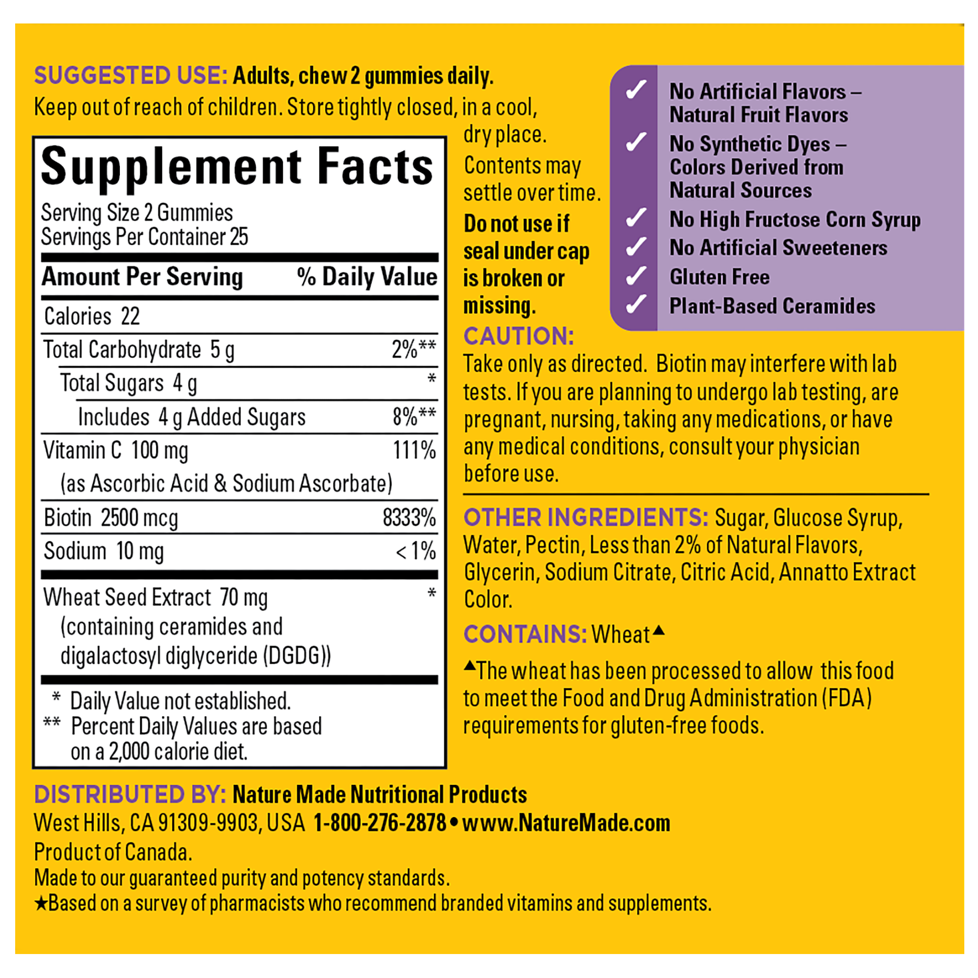Skin Hydration + Ceramides Gummies