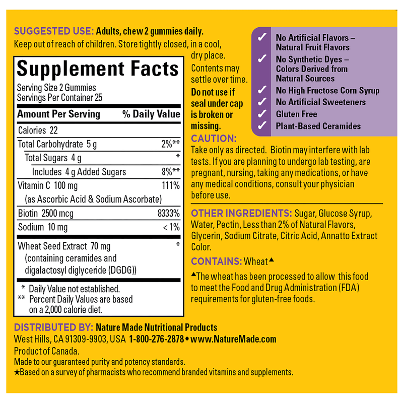 Skin Hydration + Ceramides Gummies