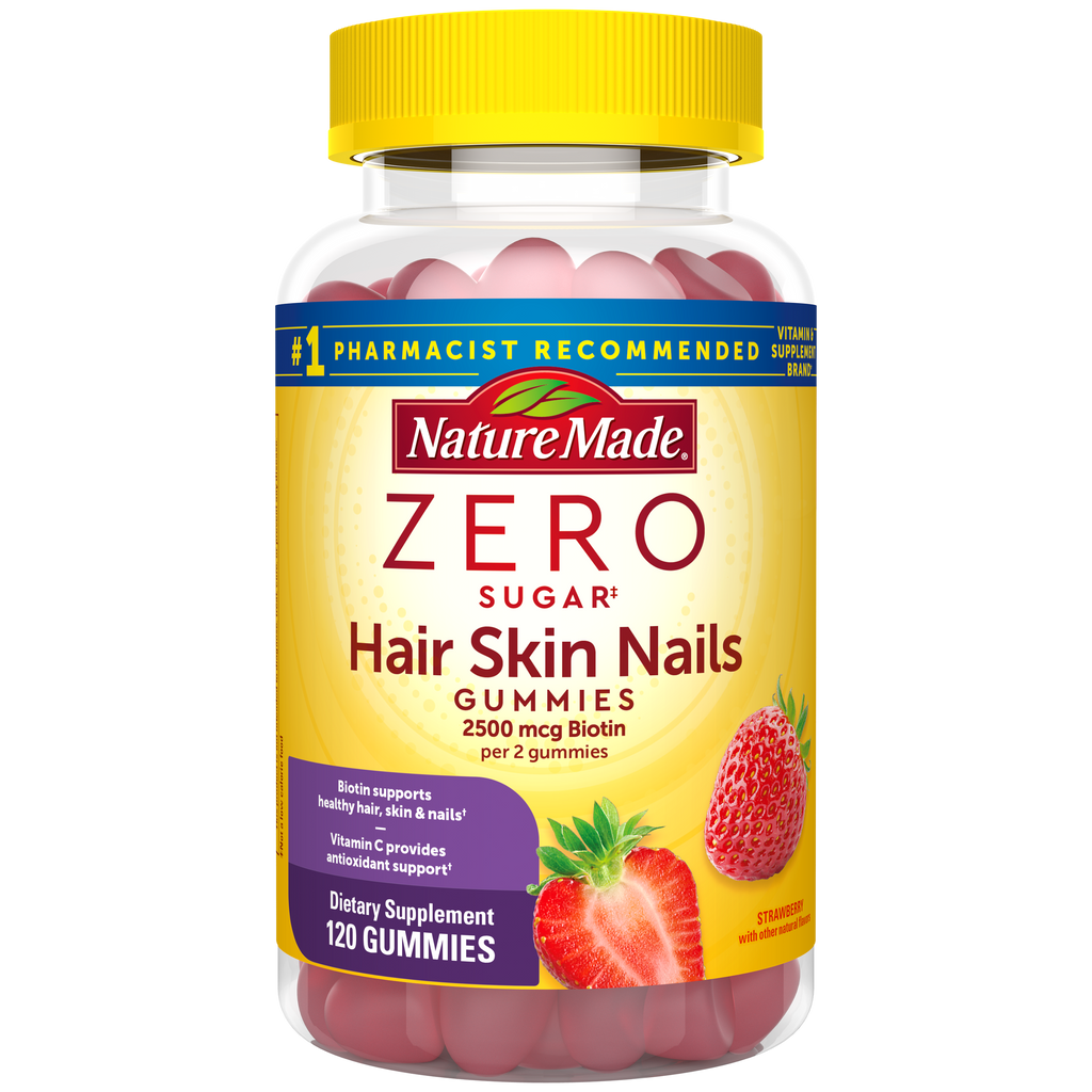 Zero Sugar‡ Hair Skin Nails Gummies