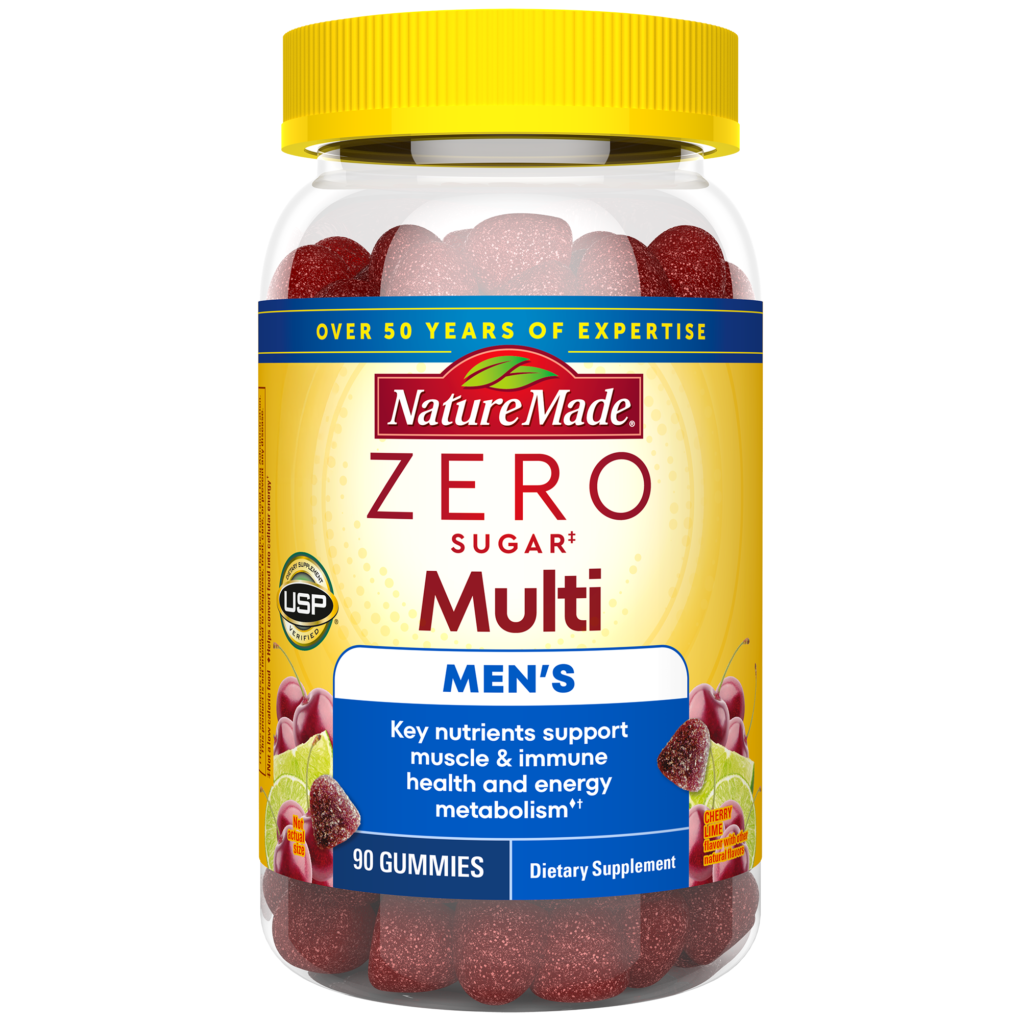 Zero Sugar‡ Men's Multivitamin Gummies