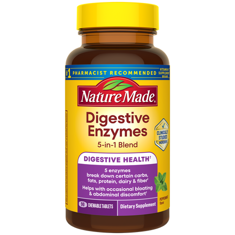 Digestive Enzymes 5-in-1 Blend Chewable Tablets