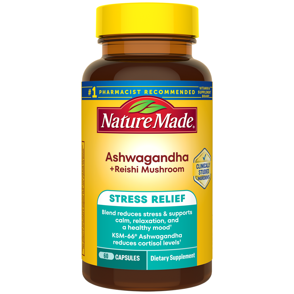 Ashwagandha + Reishi Mushroom Capsules