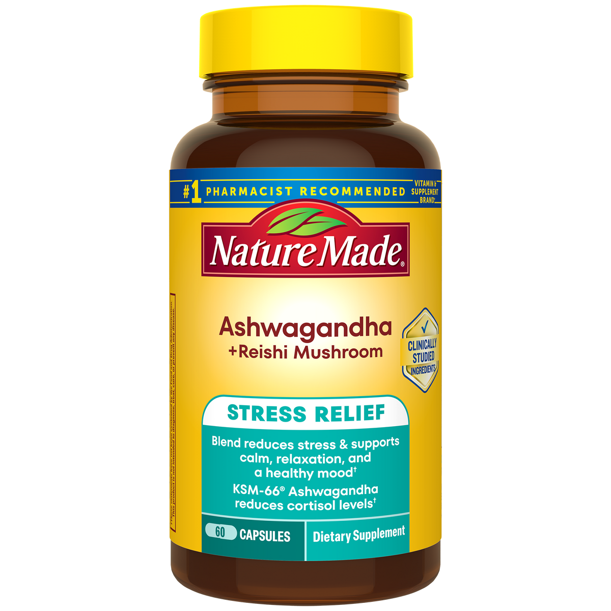 Ashwagandha + Reishi Mushroom Capsules
