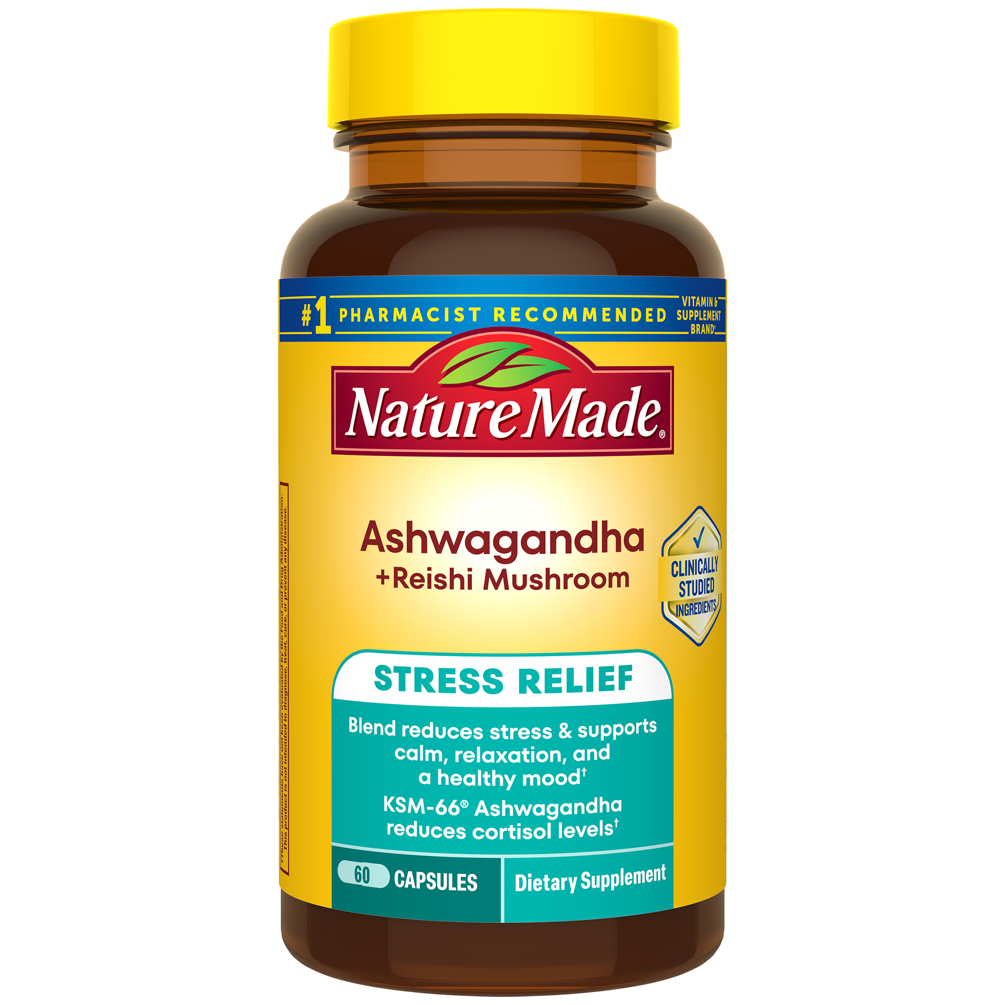 Ashwagandha + Reishi Mushroom Capsules