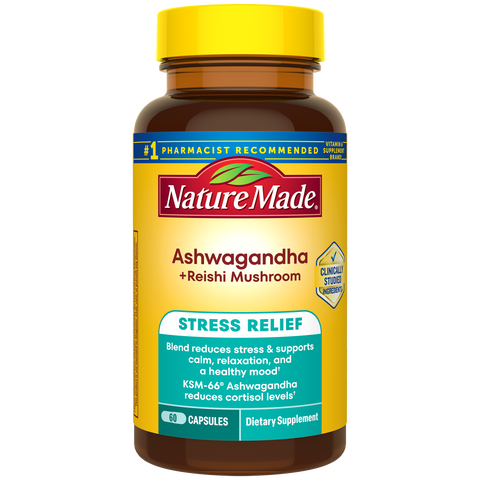 Ashwagandha + Reishi Mushroom Capsules