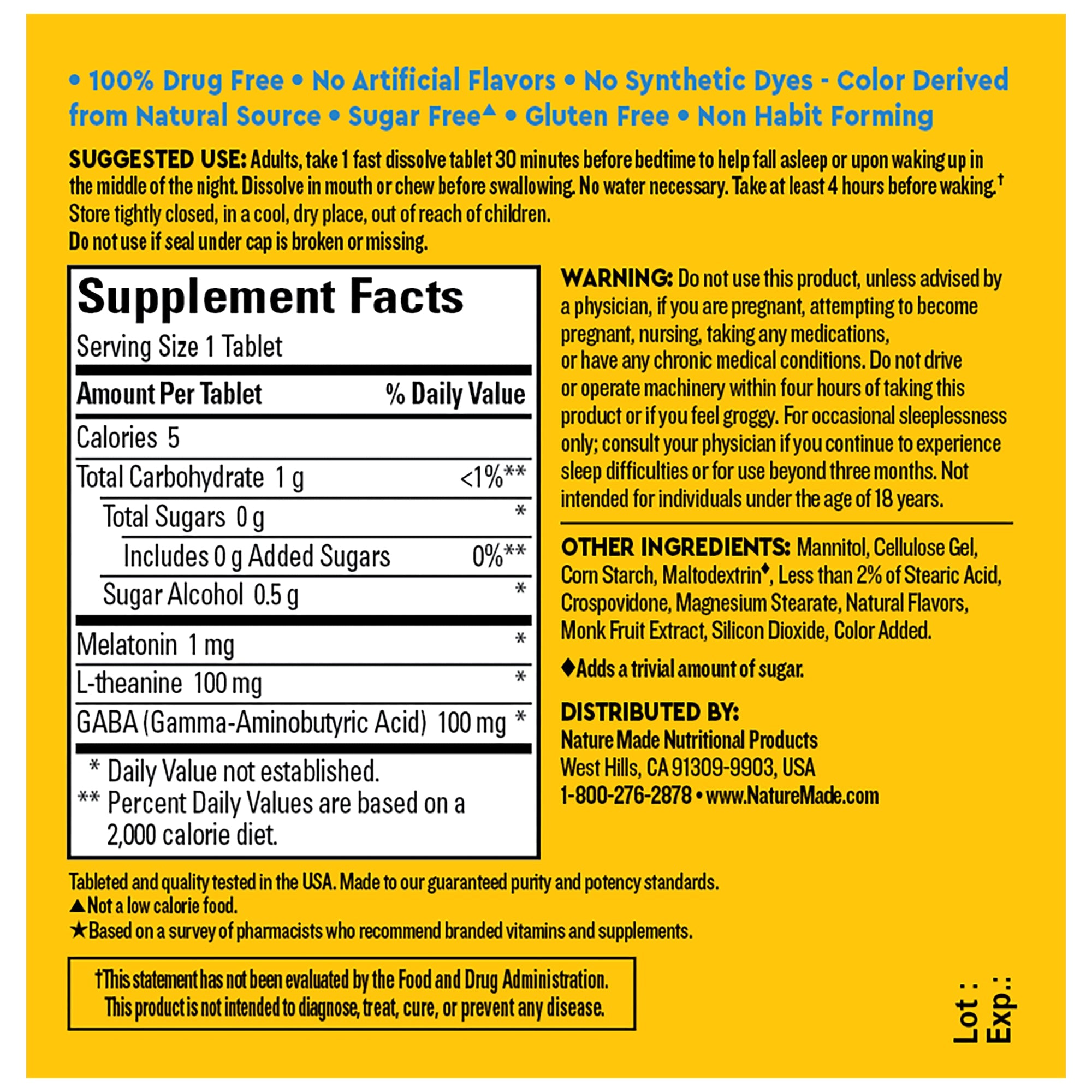 Wellblends™ Back to Sleep™ Fast Dissolve Tablets
