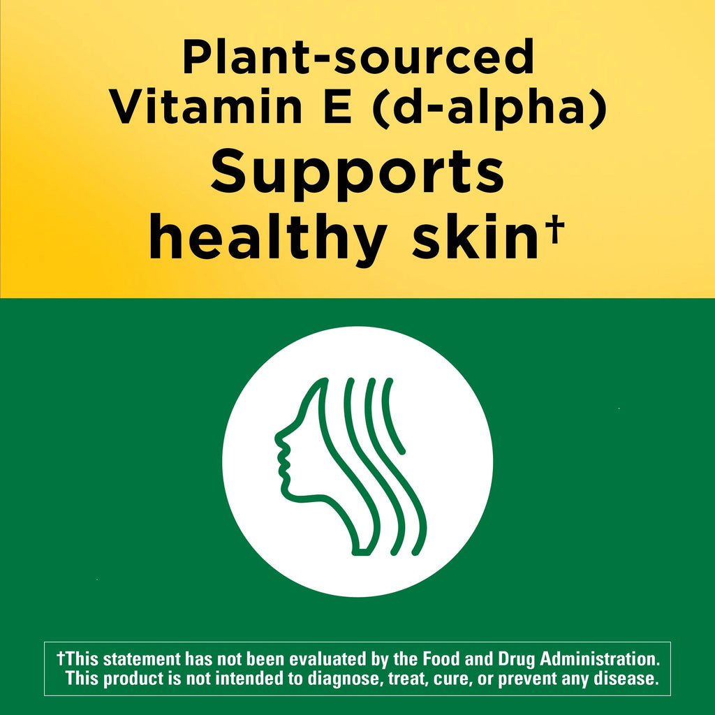 Vitamin E 400 IU (267 mg) d-Alpha Softgels