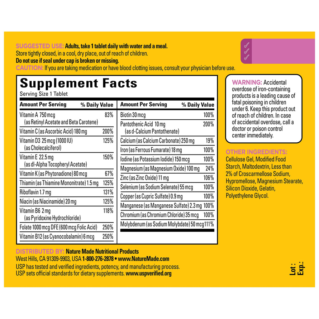 Women's Multivitamin Tablets