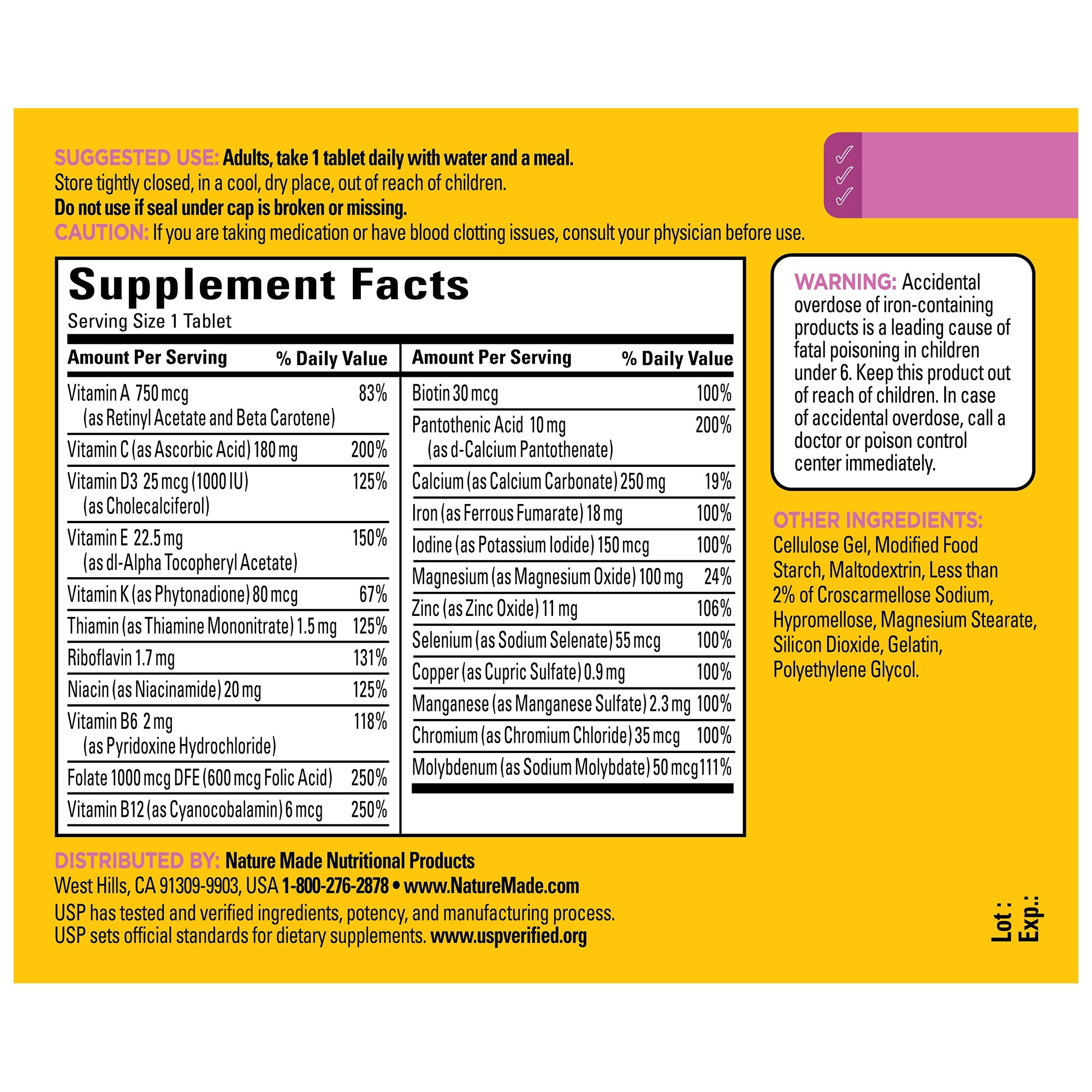 Women's Multivitamin Tablets