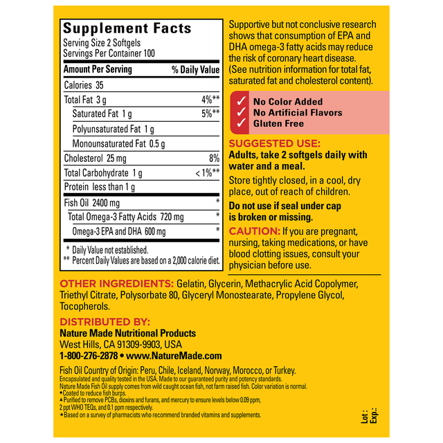 Burp-Less♦ Fish Oil 1200 mg Softgels