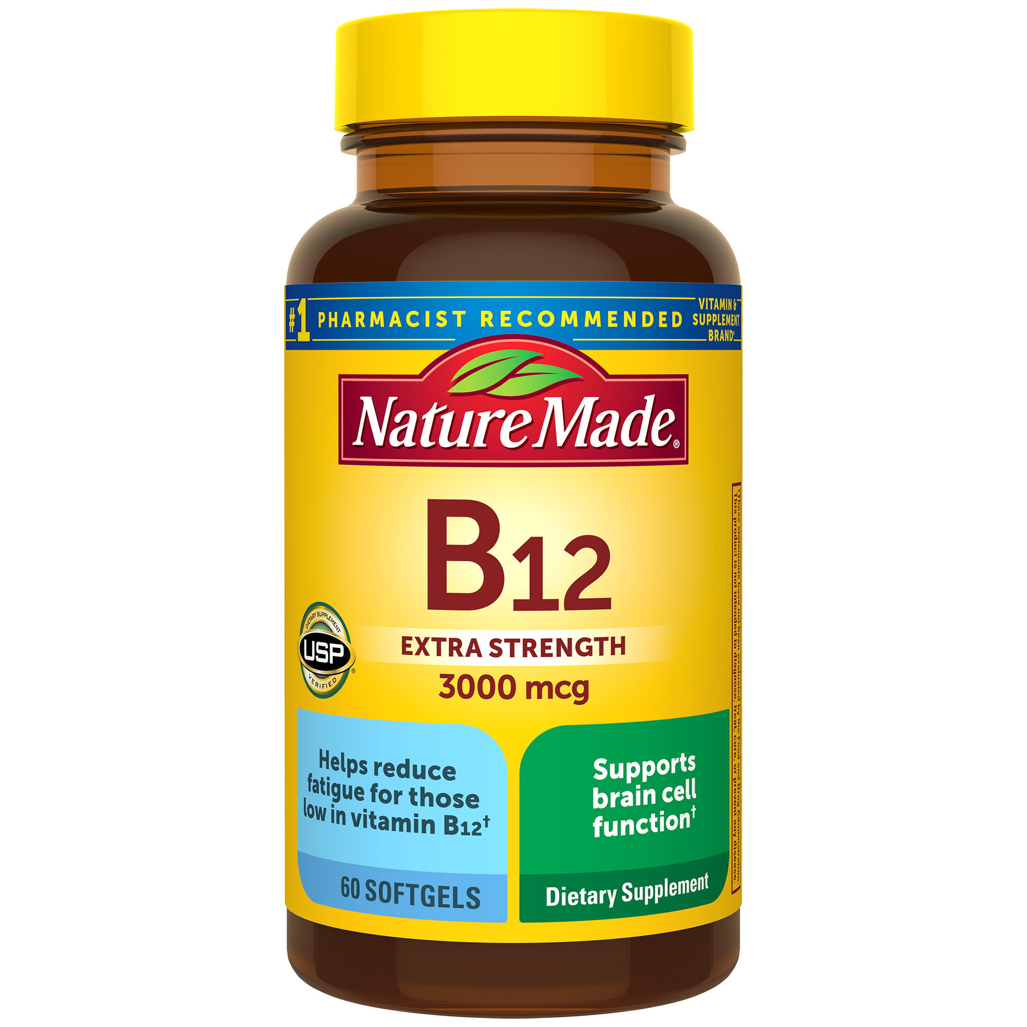 Vitamin B12 Extra Strength 3000 mcg Softgels