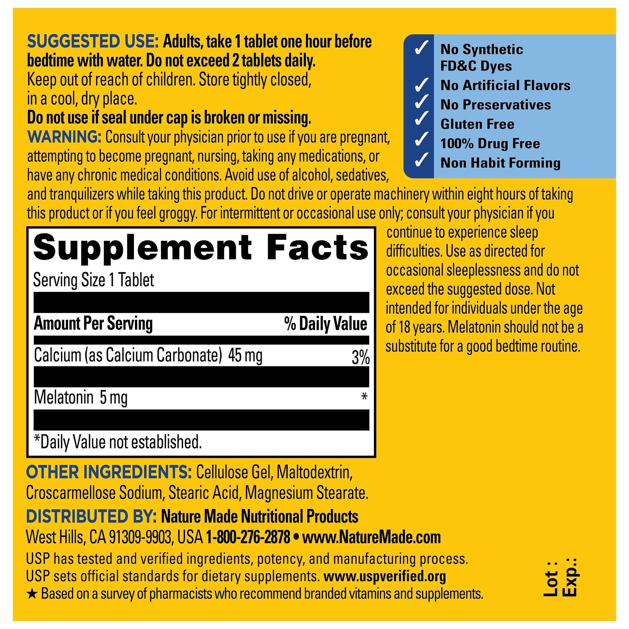 Melatonin 5 mg Tablets