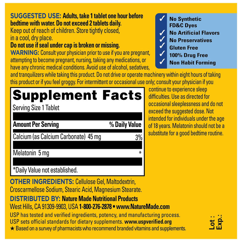 Melatonin 5 mg Tablets