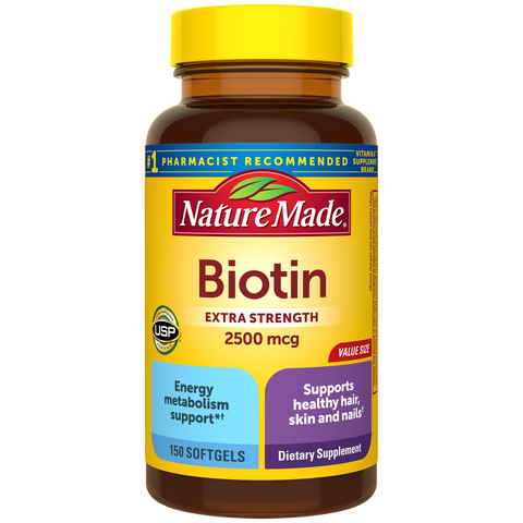 Biotin Extra Strength 2500 mcg Softgels