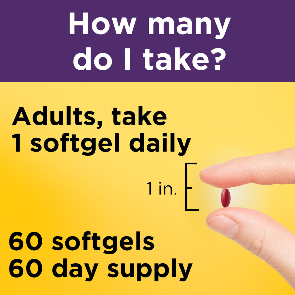 Hair-Skin-Nails‡ 2500 mcg Biotin Softgels