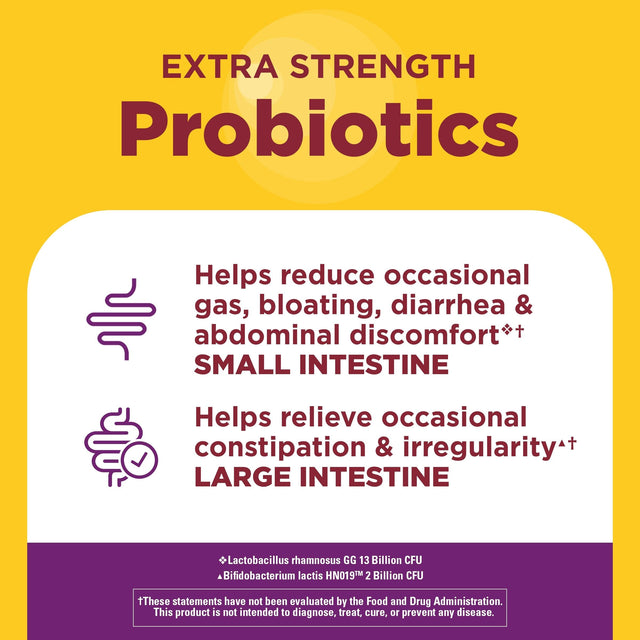 Probiotics Extra Strength 15 Billion CFU from Live Cultures Capsules