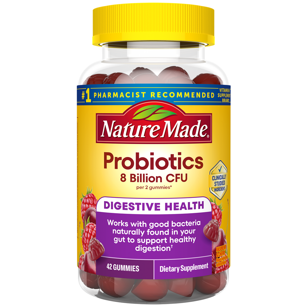 Digestive Probiotics 8 Billion CFU per 2 Probiotic Gummies