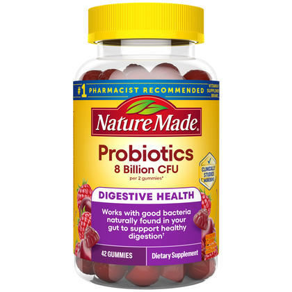 Digestive Probiotics 8 Billion CFU per 2 Probiotic Gummies