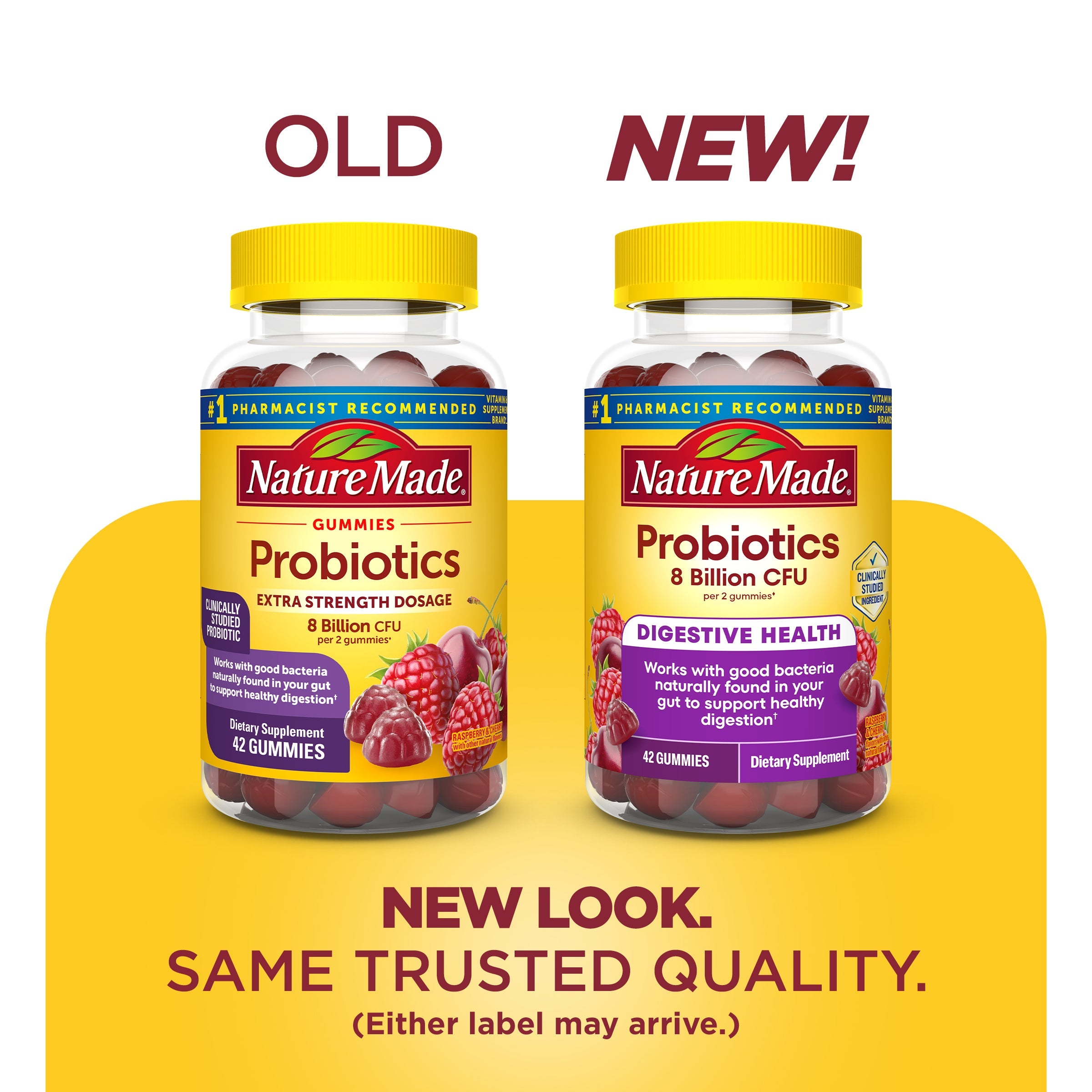 Digestive Probiotics 8 Billion CFU per 2 Probiotic Gummies