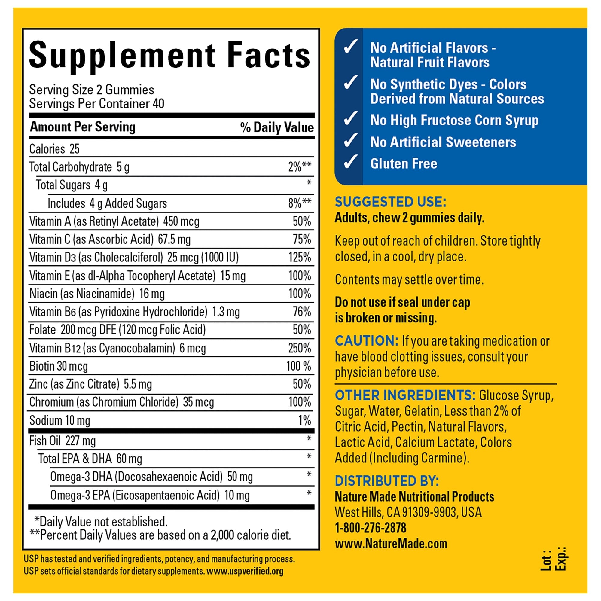 Men's Multi + Omega-3 Gummies