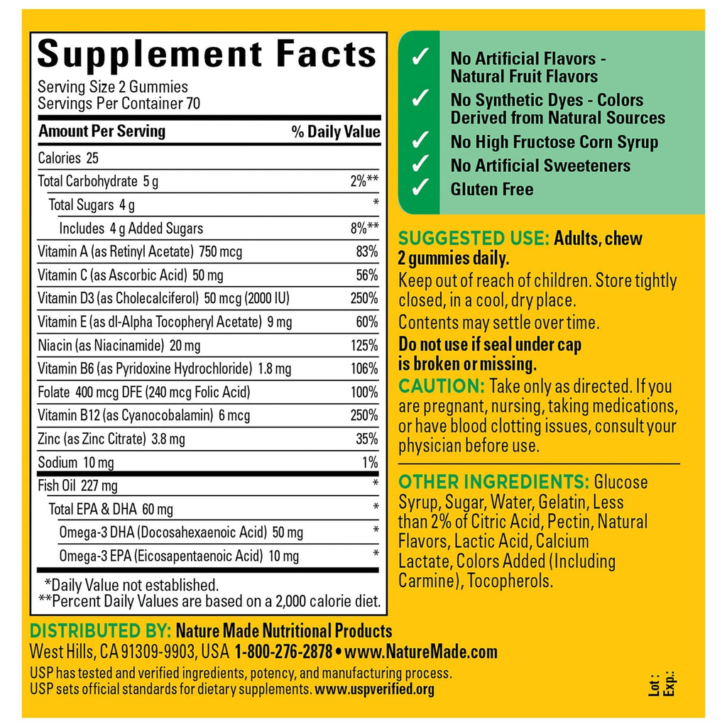 Multivitamin + Omega-3 Gummies