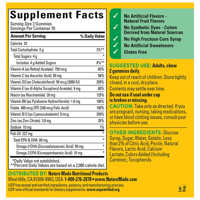 Multivitamin + Omega-3 Gummies
