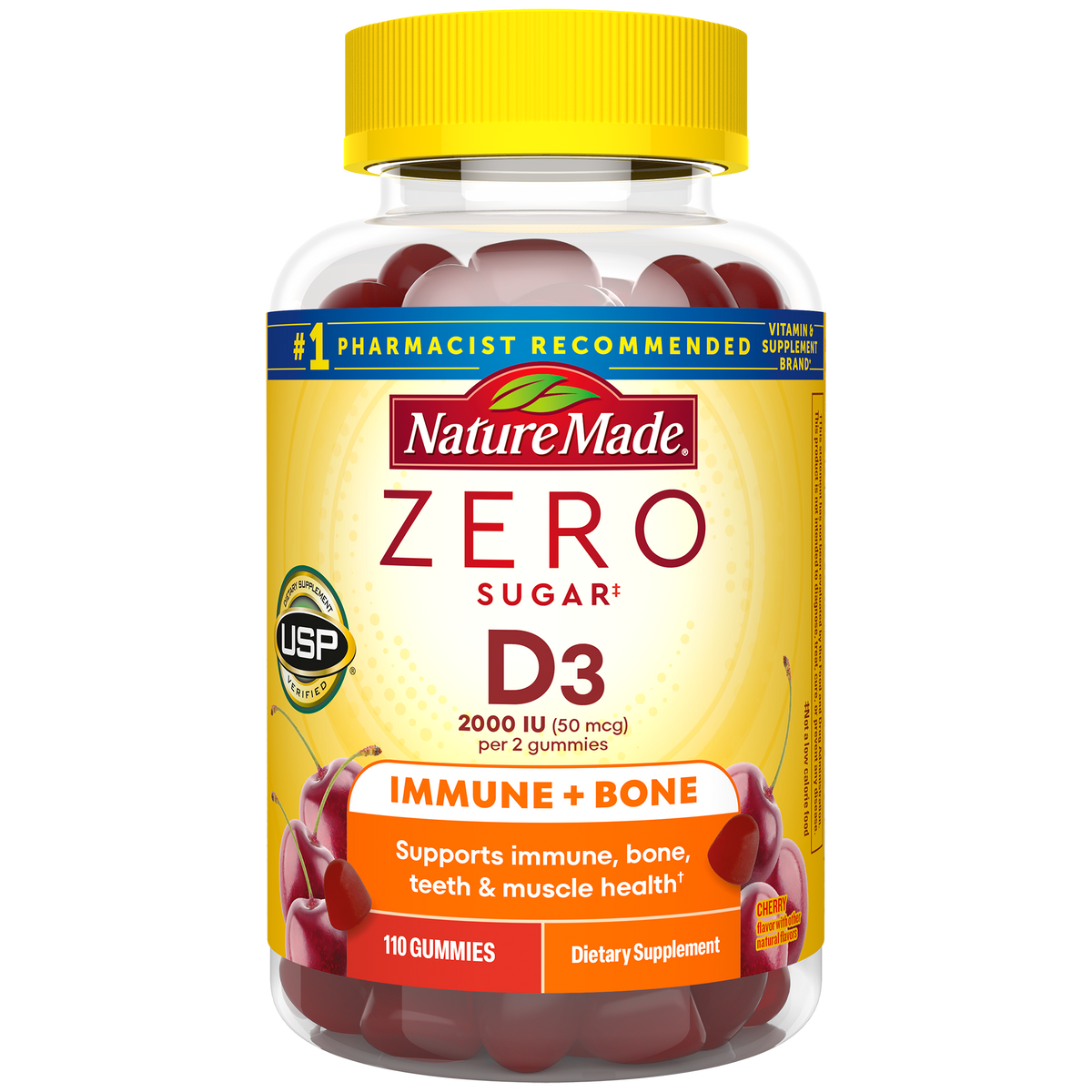 Zero Sugar Vitamin D3 Gummies